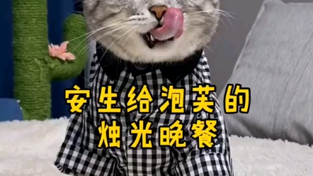 安生给泡芙的烛光晚餐
