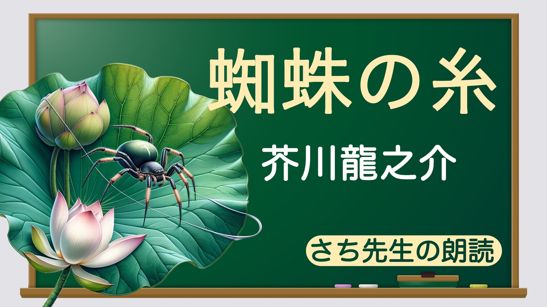 【日语朗读】芥川龙之介代表作【蜘蛛之丝】（日语听力练习）JLPT