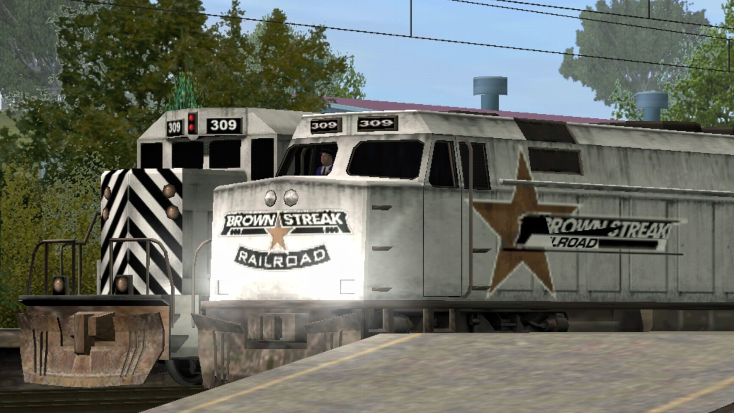 We're gonna catch the fucking train.CJ！！我们要去赶那趟该死的火车了。CJ！！