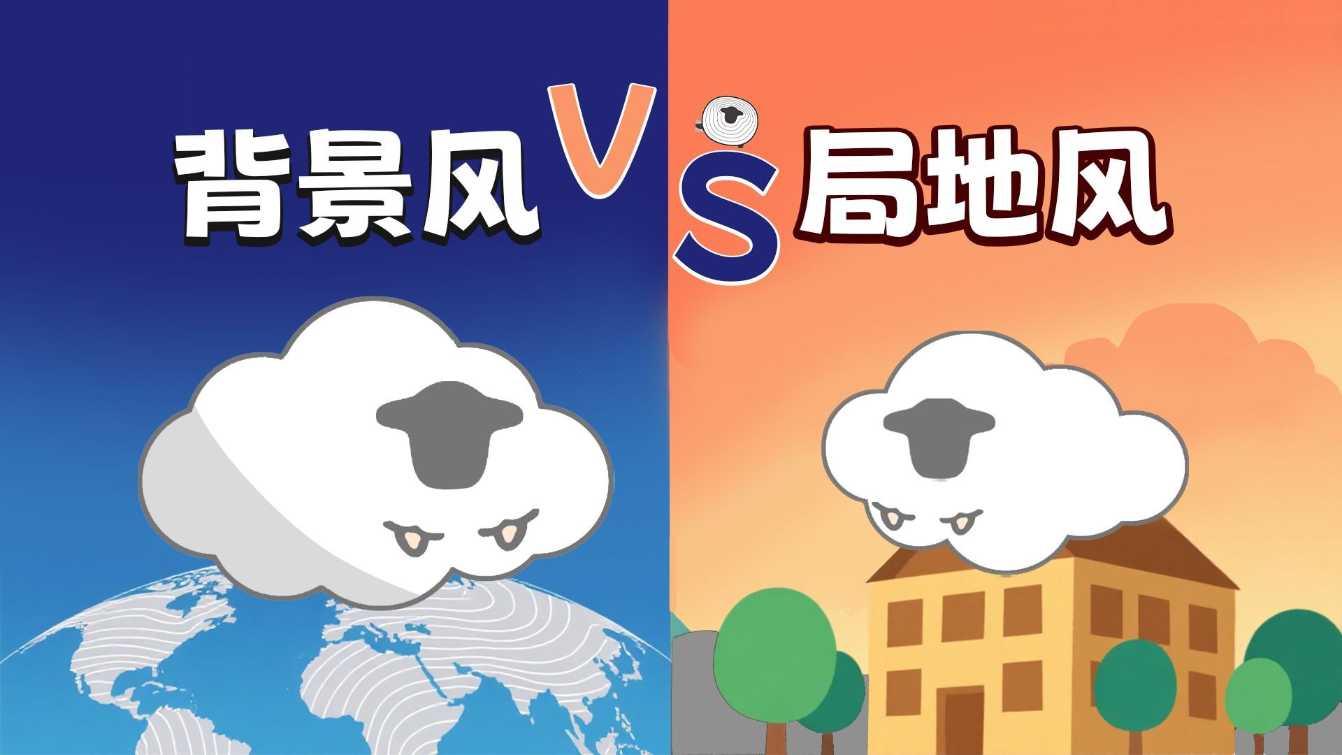 背景风和局地风，相爱相杀！【羊羊地理｜手绘动画142】