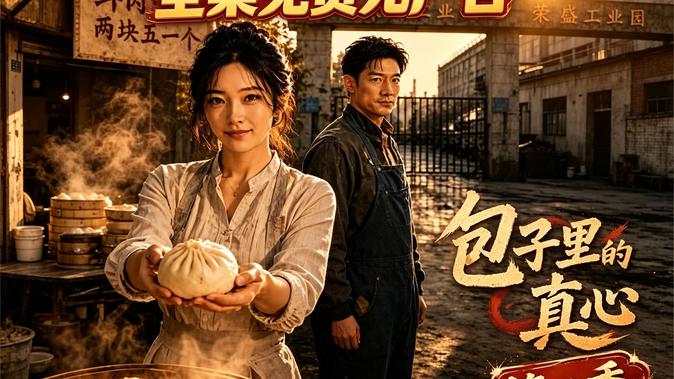 包子里的真心第二季【一口气看到爽完整版】乔记包子遭同行马成林冒名栽赃抹黑，澄清风波后，房东魏长顺见生意火爆恶意涨租，乔永福不肯妥协让步，搬迁至河西旧粮站，凭扎实