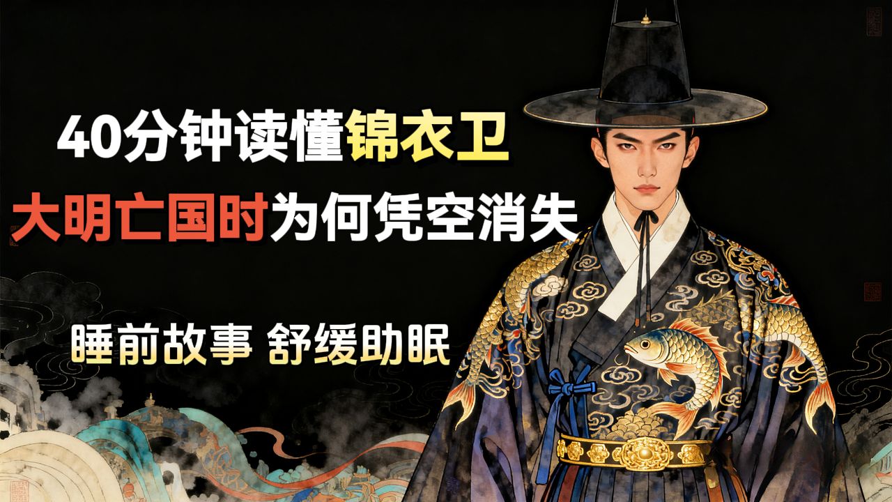 睡前故事 | 40分钟读懂锦衣卫：大明灭亡时，15万锦衣卫去哪了？
