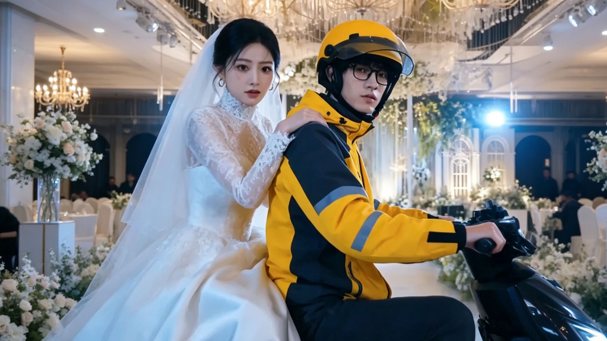 【完结自制】大婚当日遭未婚夫羞辱，对方竟派外卖员代接亲，我当场雇佣外卖员假扮新郎完成仪式！