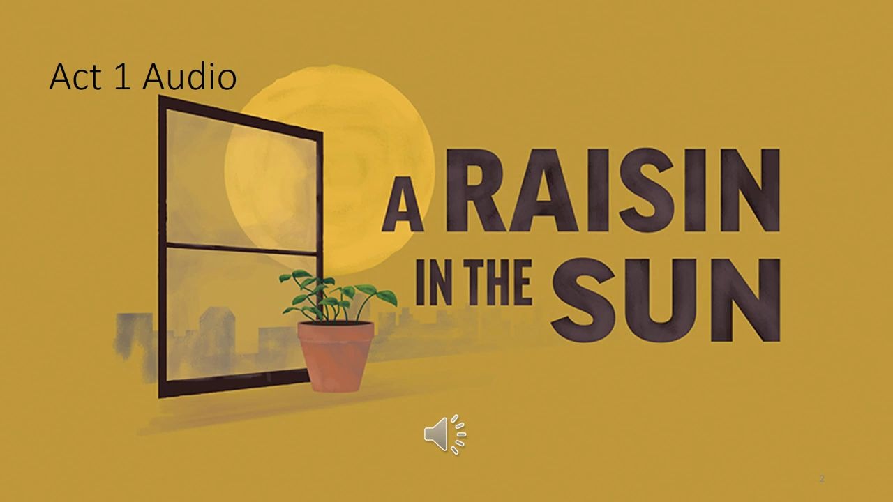 英文有声书 | 托尼奖戏剧 | 阳光下的葡萄干 A Raisin in the Sun | 百老汇