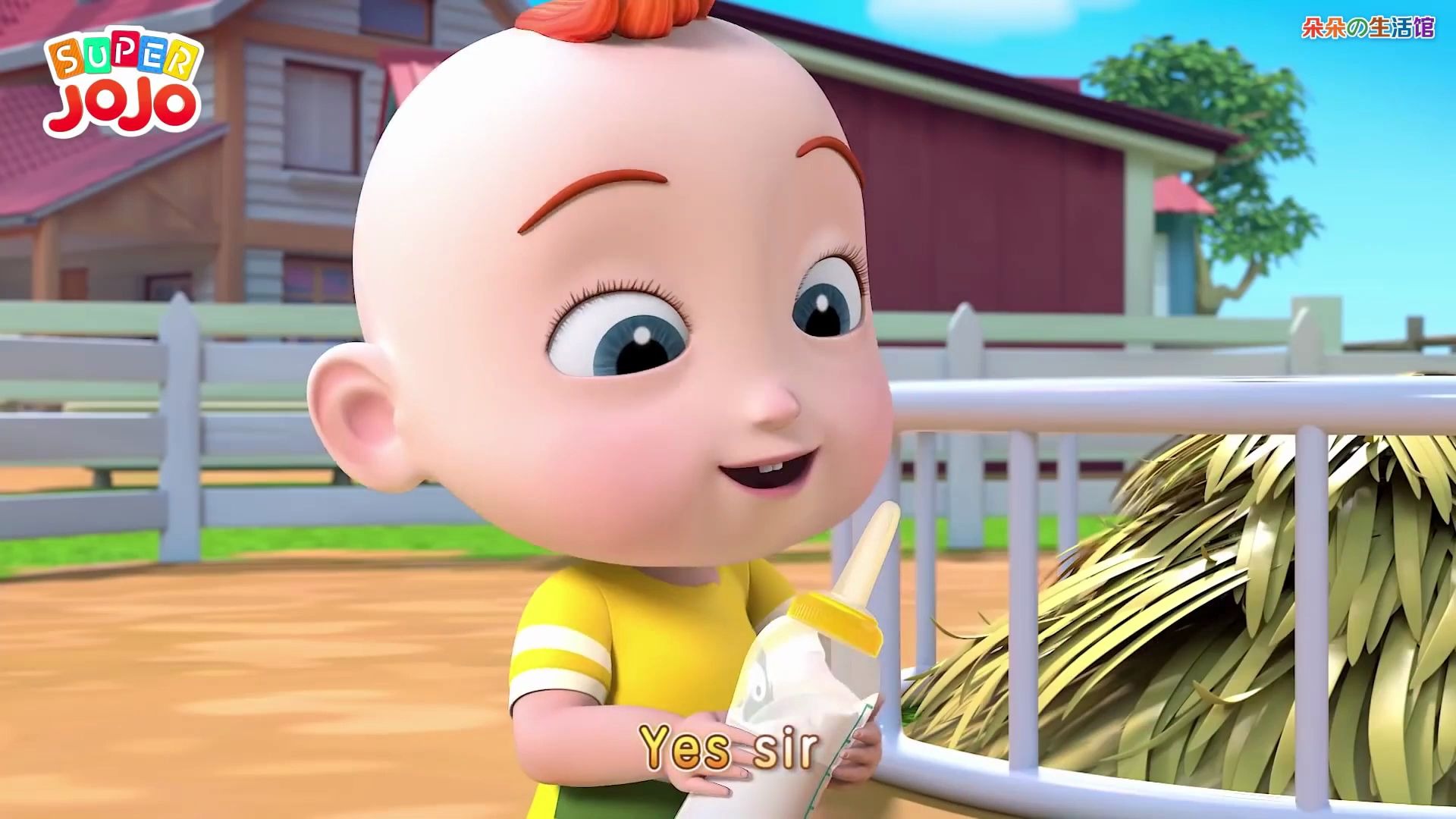 040. Baa Baa Black Sheep Have You Any Wool Farm Animal Song -Super JoJo Nursery