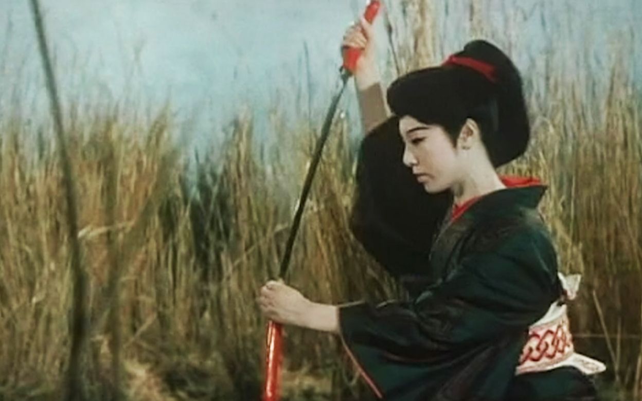 江户时代风情画，美女剑客养成记，冷门剑戟片【笑傲江湖·盲女剑】（港版译名）
