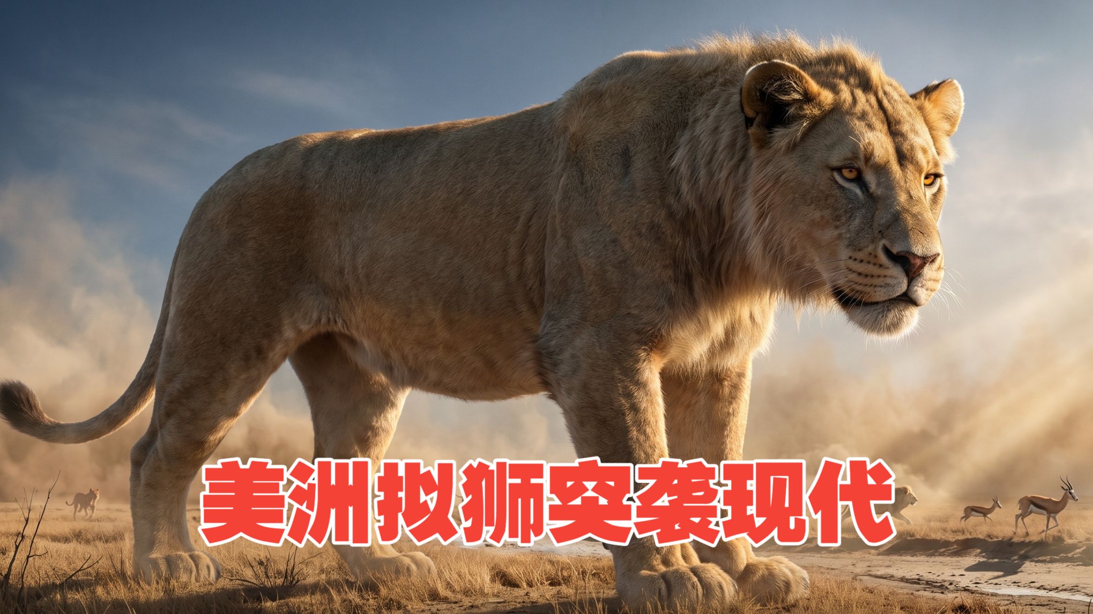 假如你一觉醒来，变成一只有史以来体型最大的猫科动物美洲拟狮，你能称霸非洲草原吗？