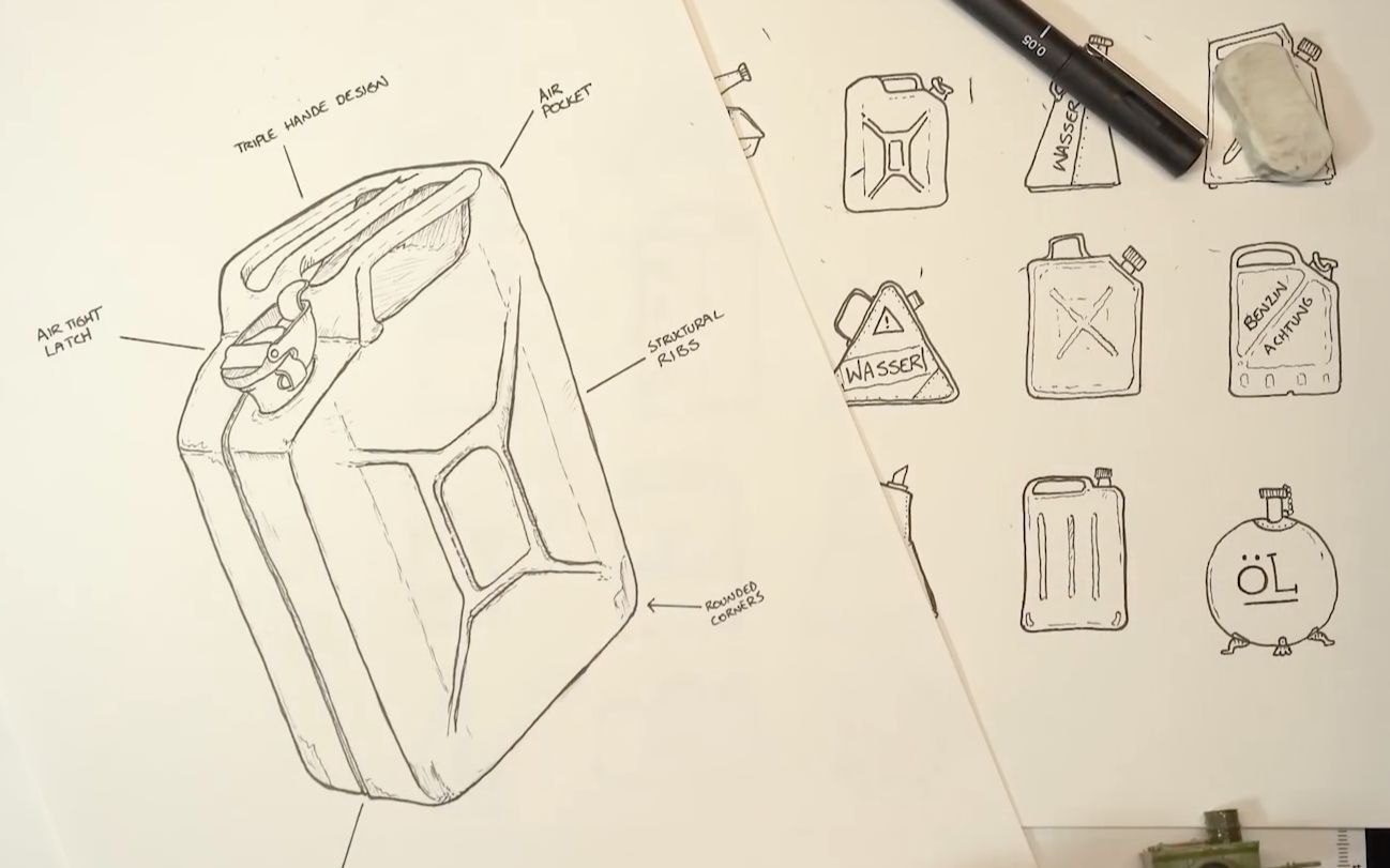 【熟肉】德军油桶JerryCan 背后的大设计