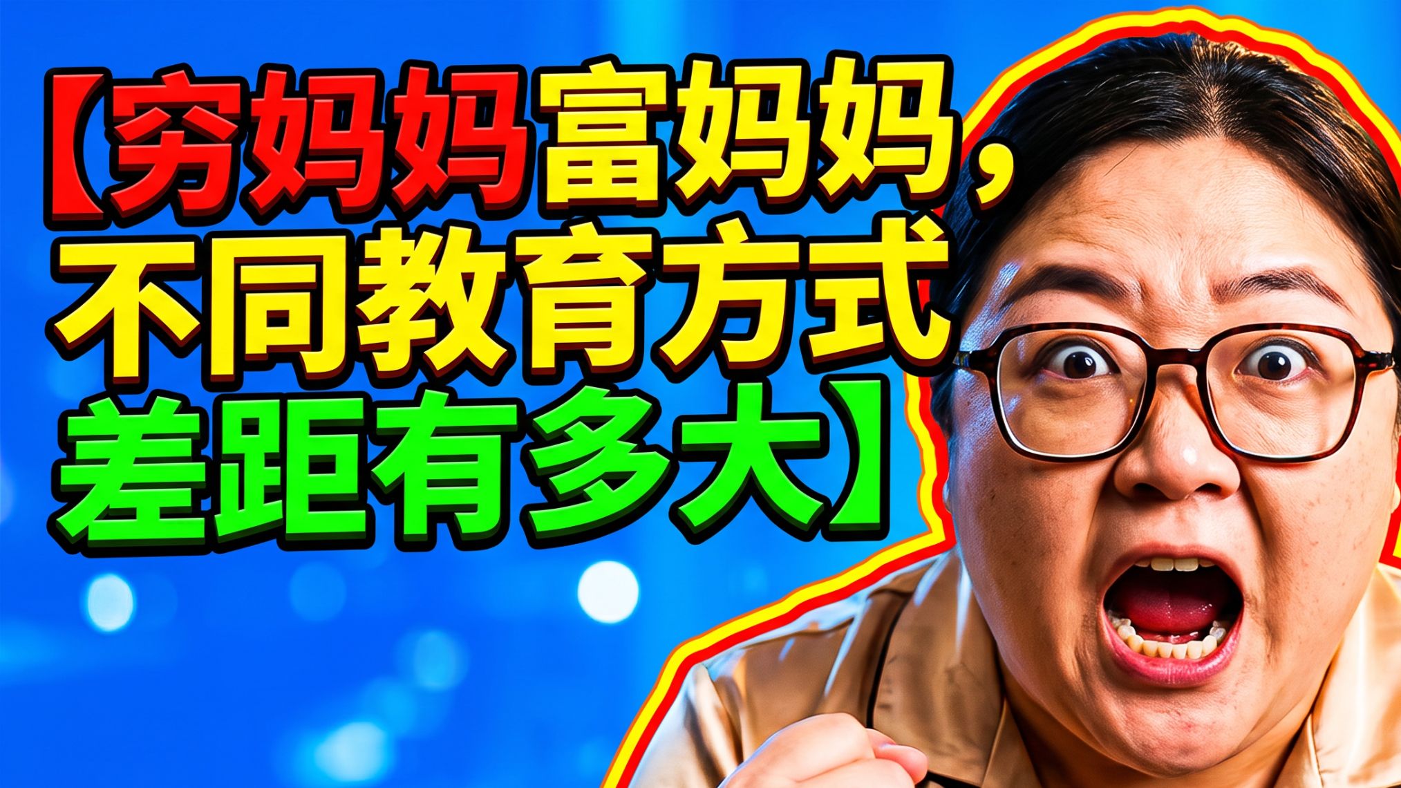 穷妈妈富妈妈的不同教育【AI全民制作人】
