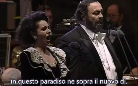 意大利歌剧/双语字幕/茶花女 饮酒歌 Pavarotti 帕瓦罗蒂 __Verdi_La_Traviata__Brindisi  1993_