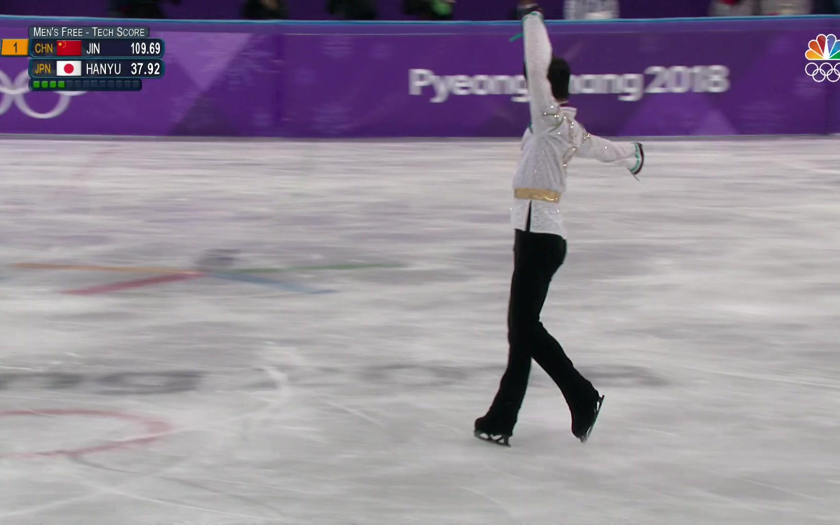 NBC解说羽生结弦奥运自由滑阴阳师