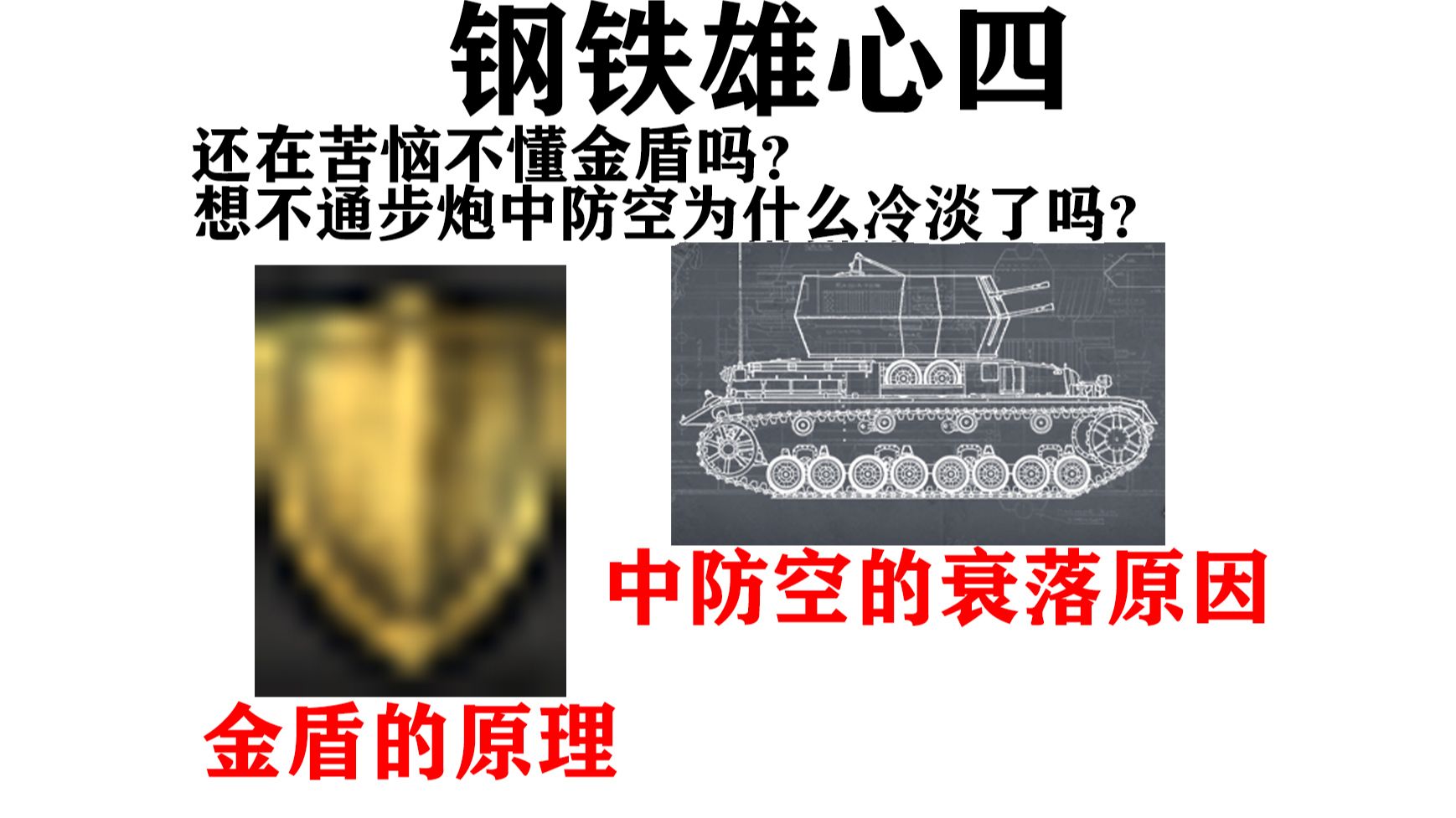【钢铁雄心4】金盾的原理和中防空衰落原因