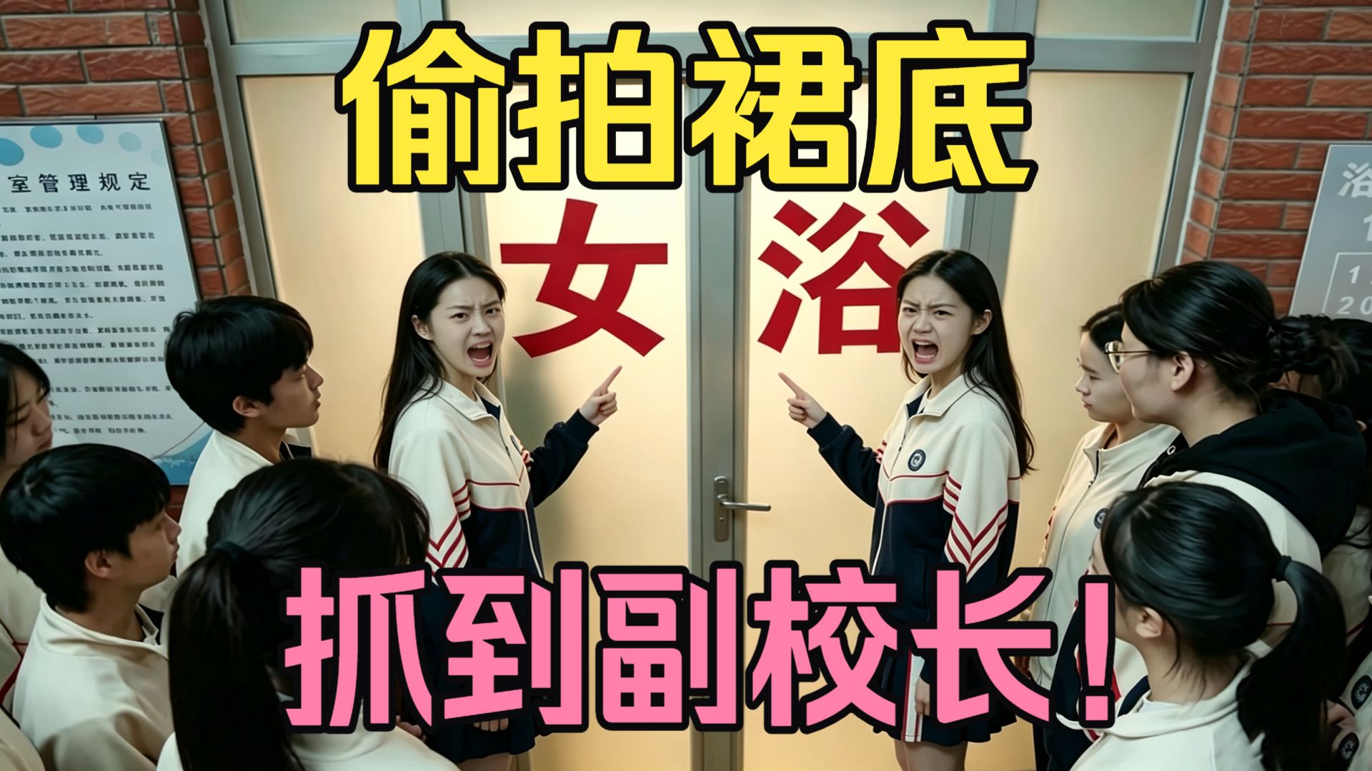 偷拍女生洗澡，抓到竟是副校长！女生都愤怒了，警方都不管