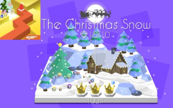 [跳舞的线]新的史诗级圣诞关卡!The Christmas Snow圣诞的雪 饭制关卡 转载