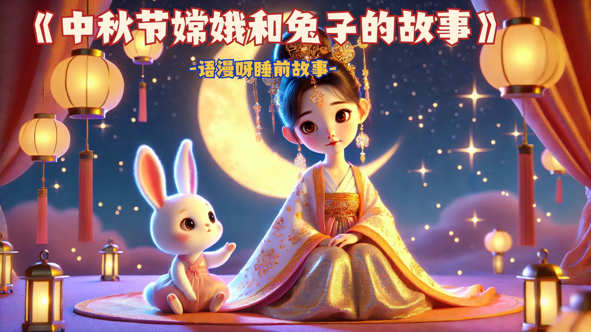 儿童睡前故事：《中秋节嫦娥和兔子的故事》