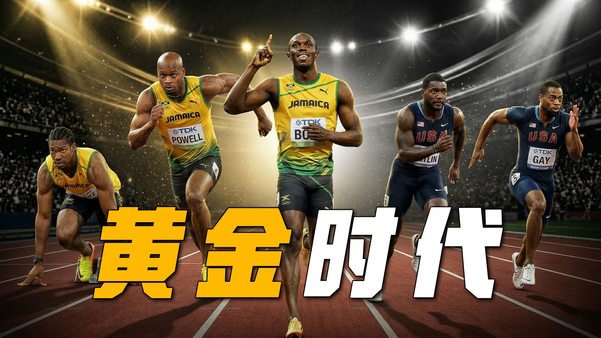 39分钟完整版！一口气看完百米五虎领衔的世界田径黄金时代！