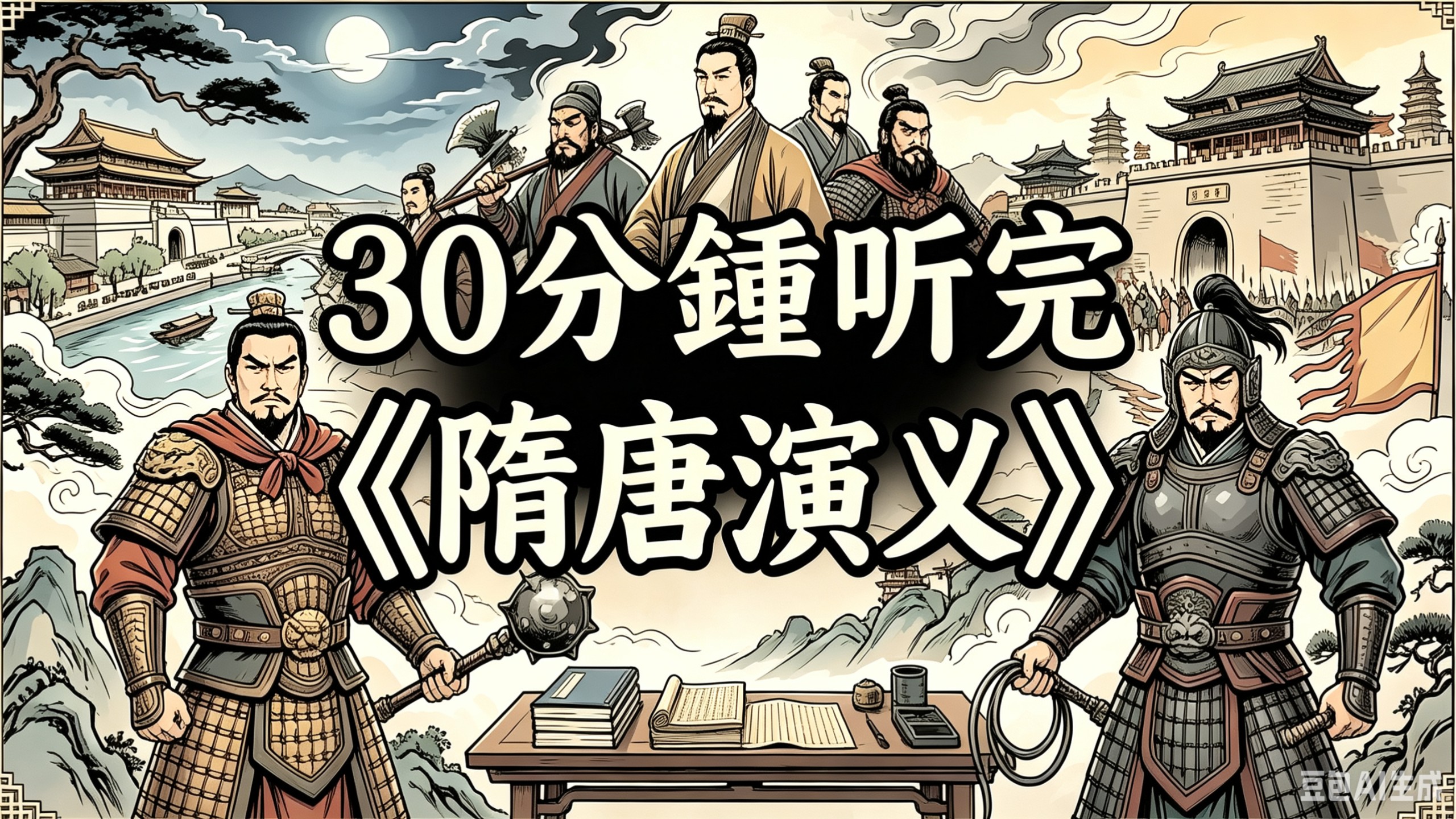 拆解《隋唐演义》：流传一千四百年，乱世之中的人性与生存智慧，三十分钟完整解读