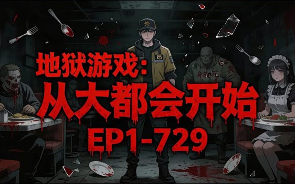 【93小时爽看】《地狱游戏：从大都会开始 》EP1-729 欢迎来到地狱游戏。进入副本：血腥餐厅 你应聘的岗位是：外卖员 你的客户有：浑身散发着尸臭的肥宅...