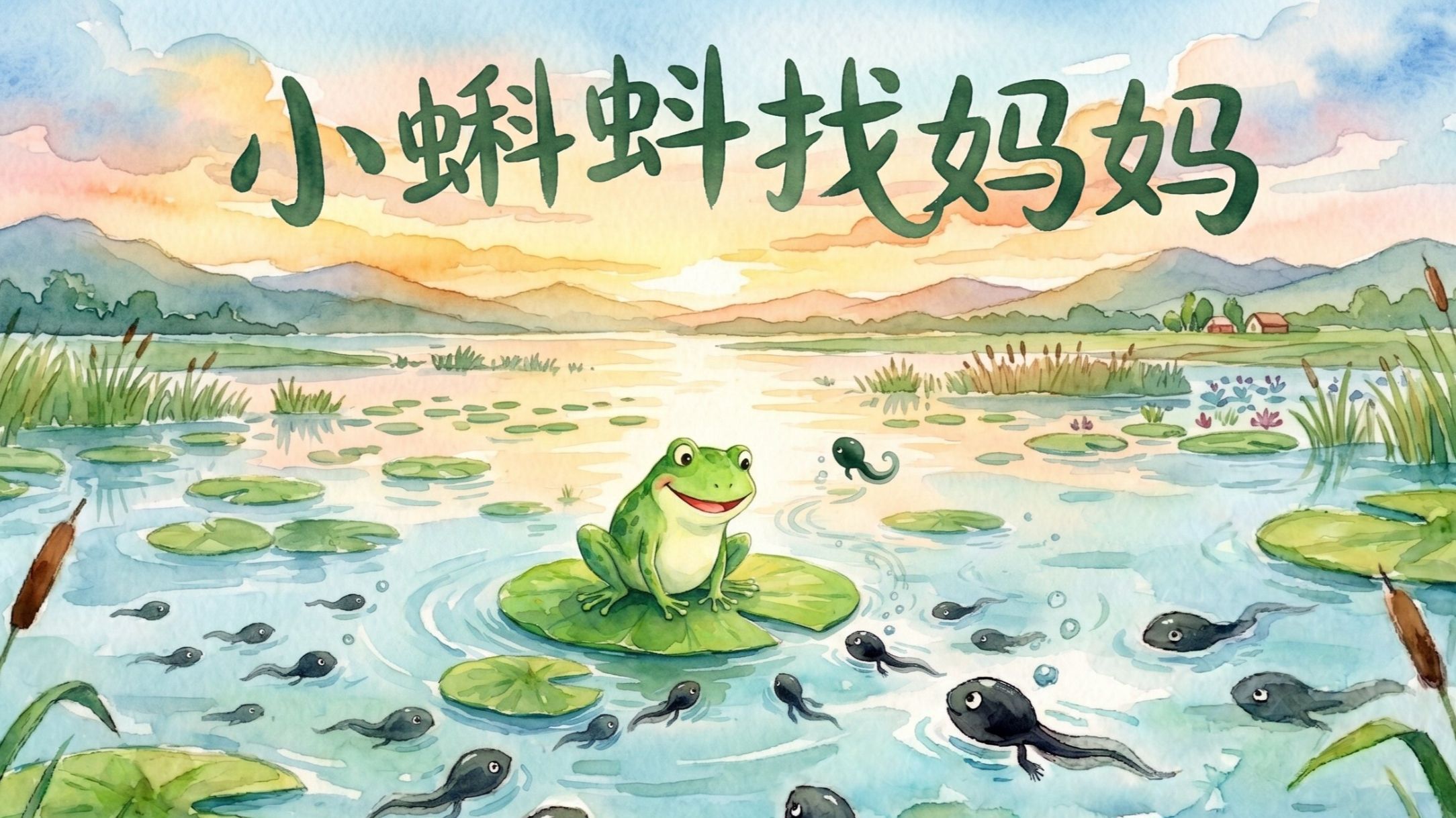 儿童绘本故事｜《小蝌蚪找妈妈》影响了几代人的经典故事 🐸