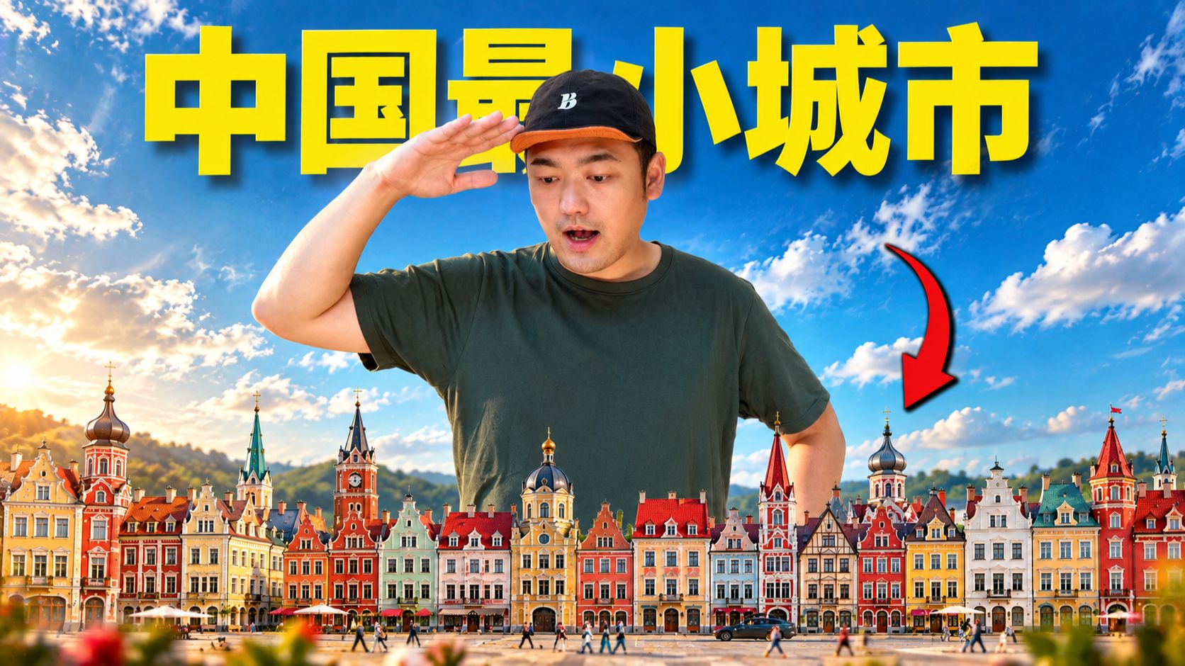 我发现了中国最小的城市，城里像欧洲，城外全是火山【出门转悠系列  06】