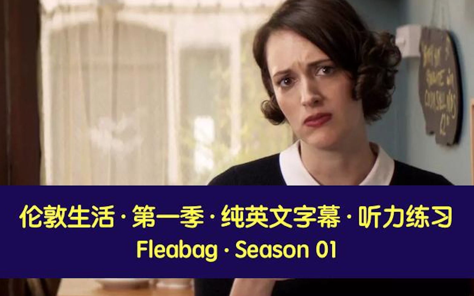 伦敦生活Fleabag｜纯英文字幕·听力口语练习｜第一季·合集（已完结）