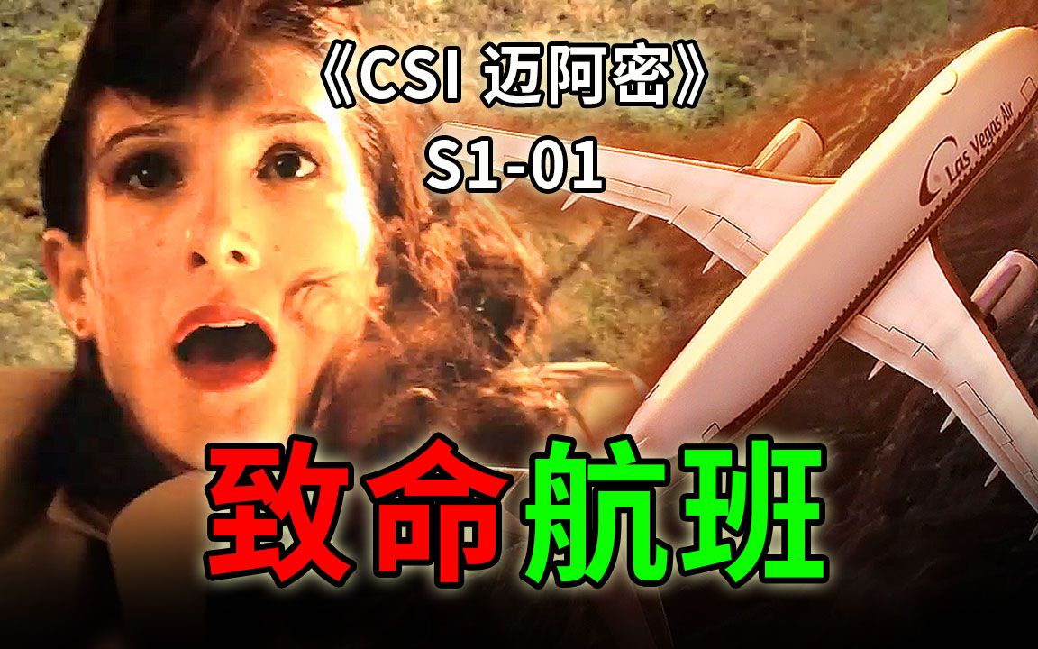 乘客千米高空打开舱门，作死行为导致机毁人亡《CSI 迈阿密》S1-01