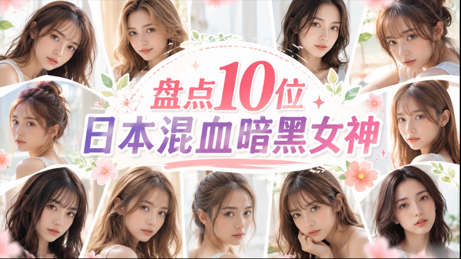【top 10】盘点日本混血暗黑女神～最后一位真的绝色佳人～