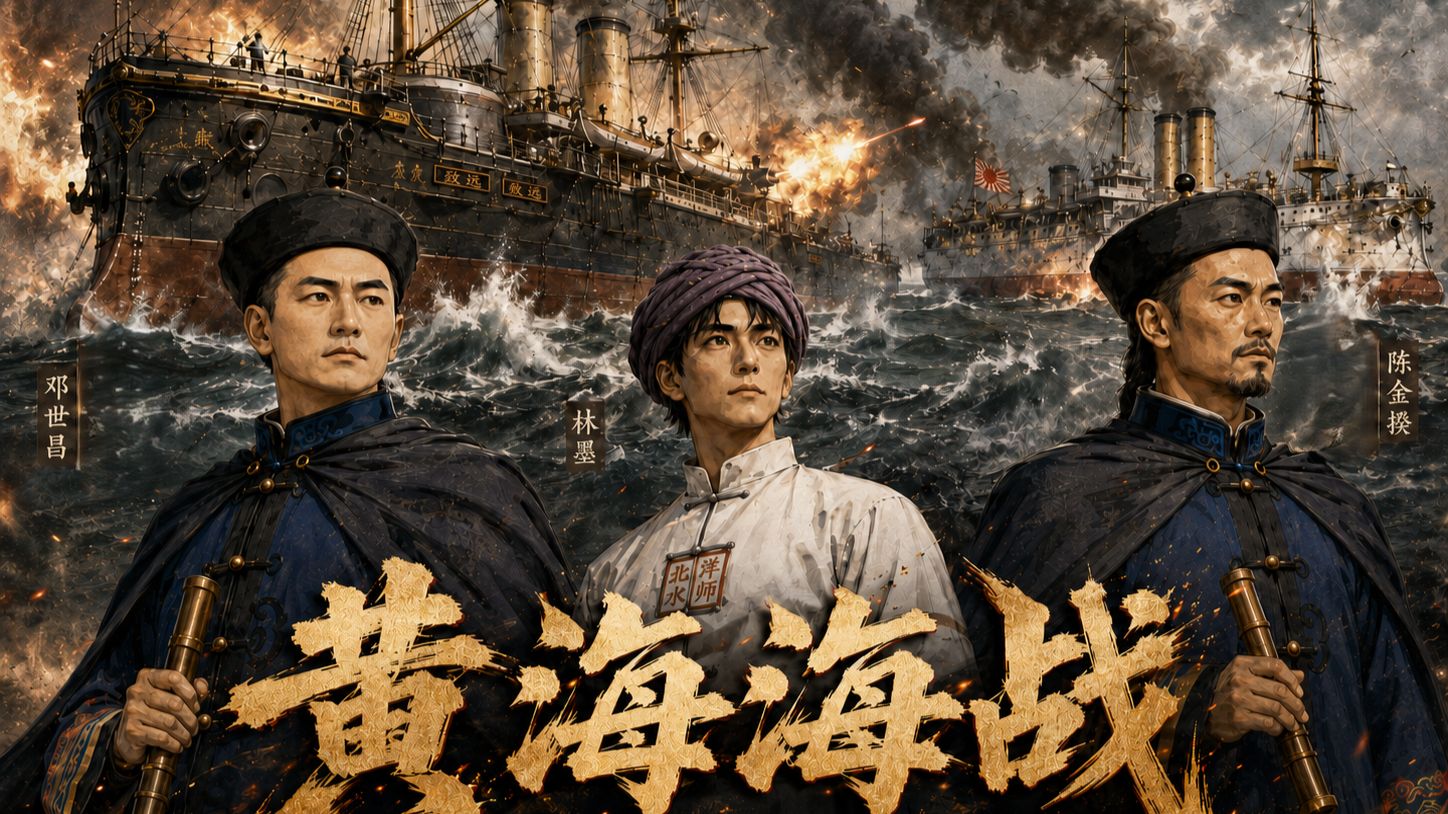 炮弹快没了，邓世昌却下令“全速”｜致远号撞向吉野的最后时刻【AI全民制作人】