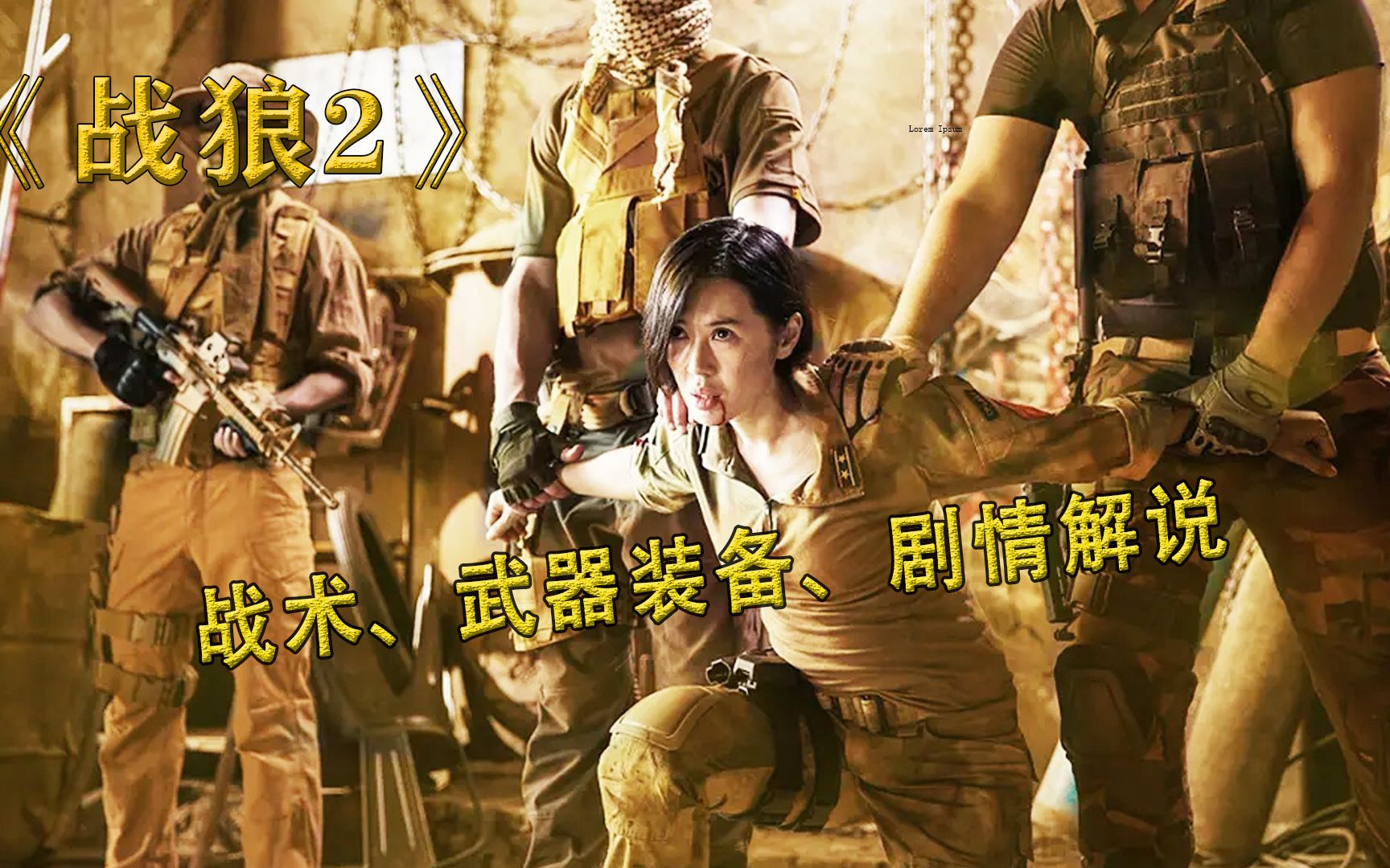 《战狼2》战术 武器装备 剧情解说 完整版
