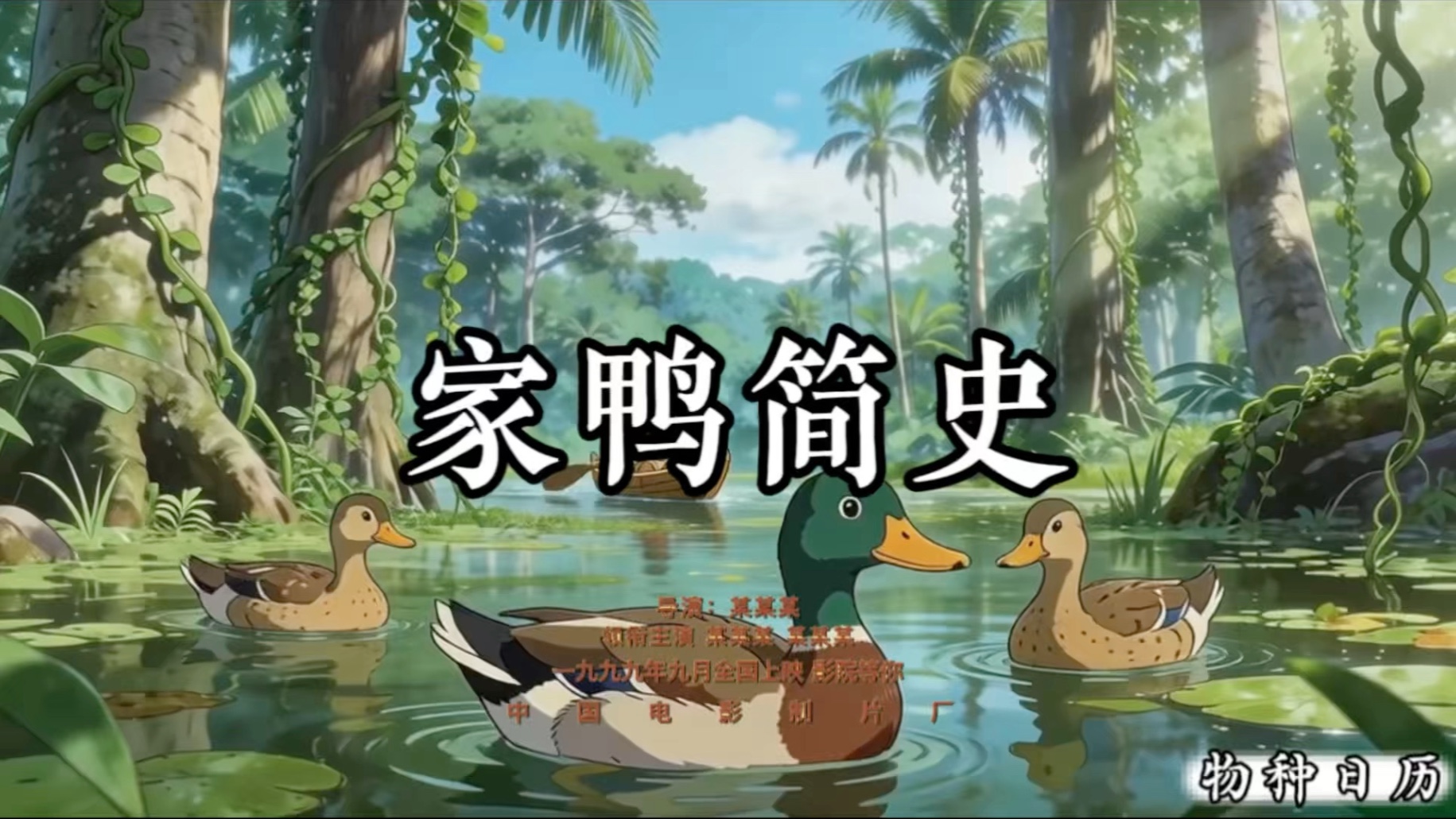 家鸭简史#知识科普 #科普 #鸭子 #家禽