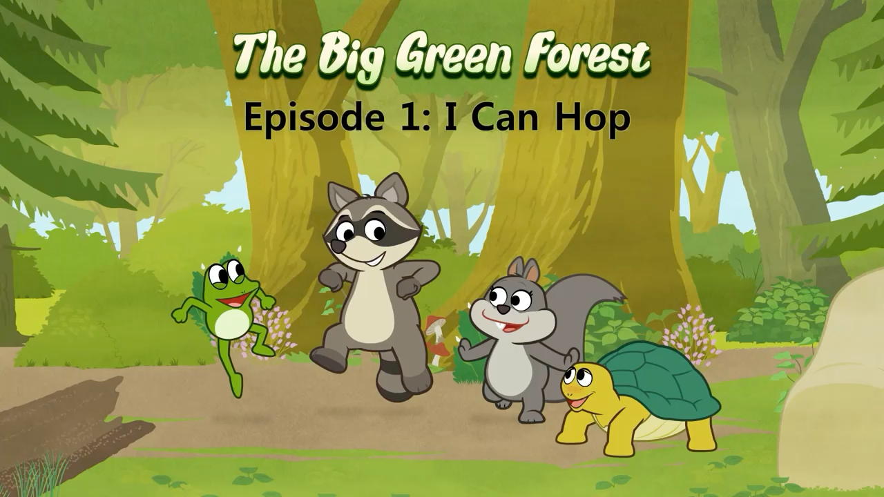 The  Big Green Forest（1-6集，共24集）英语启蒙动画片 视频+音频+pdf故事书