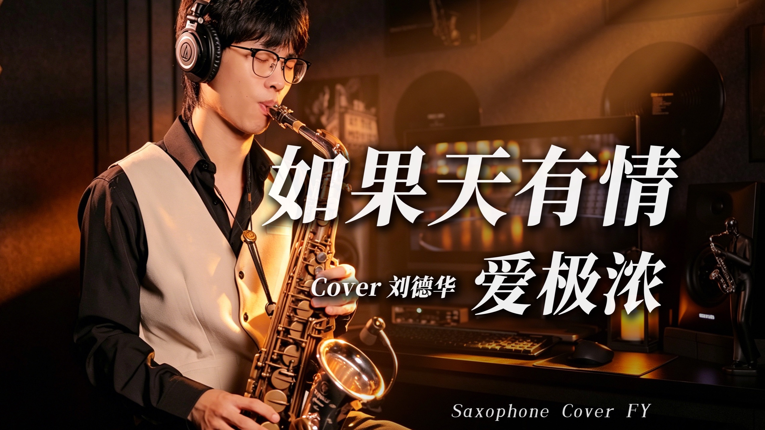 《如果天有情/爱极浓》萨克斯深情演绎🎷就让我的心 爱到彻底...