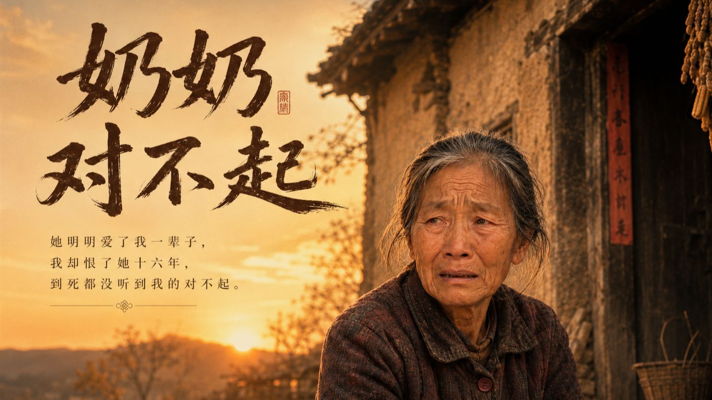 她明明爱了我一辈子，我却恨了她十六年，对不起奶奶