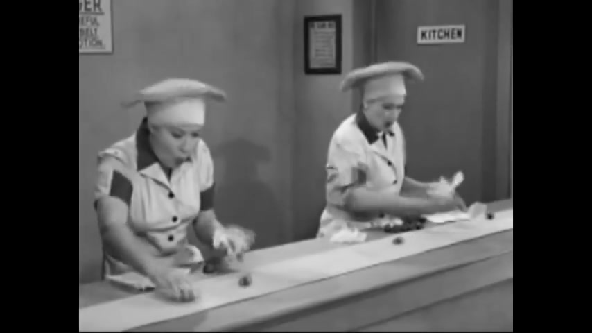 美国最有名室内喜剧 我爱露西 Lucy's Famous Chocolate Scene