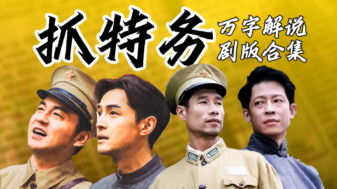 剧版《抓特务》9.4分，30年前就封神了！《无悔追踪》全剧解说