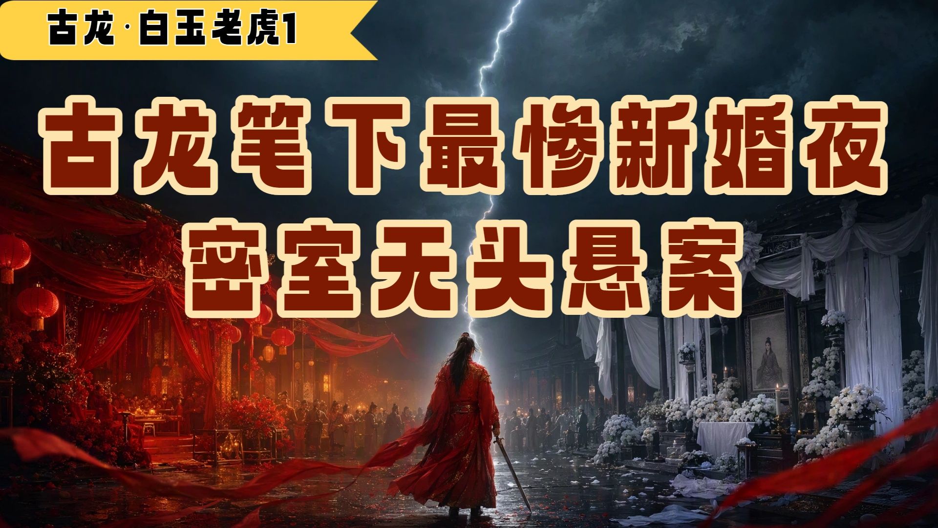 【白玉老虎1】古龙武侠最惨新婚夜：父亲惨死密室，头颅不翼而飞！
