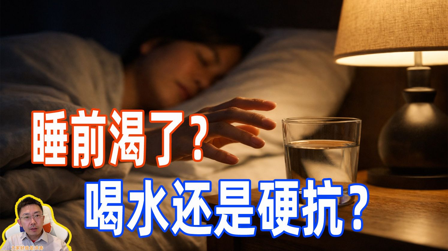 睡前渴了？喝水还是硬抗？