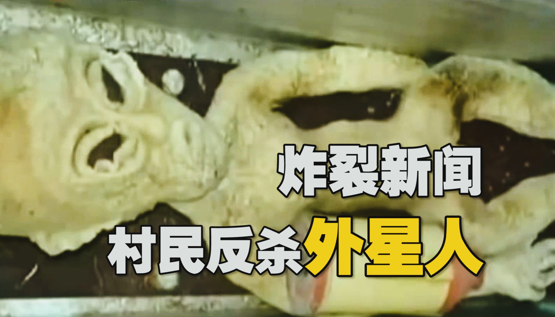 村民大哥用电网擒获外星人 藏在自家冰柜里！