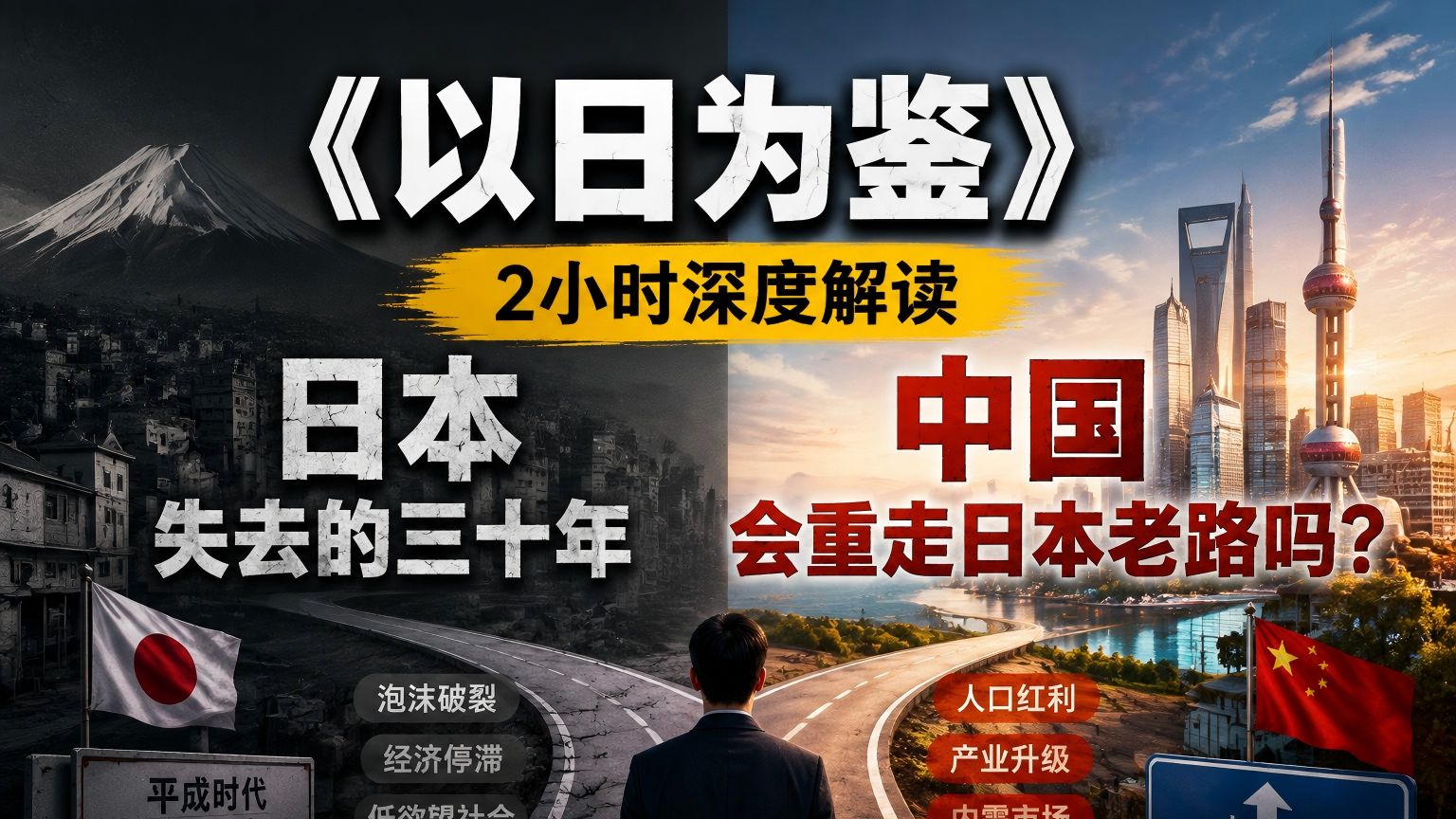 《以日为鉴》2 小时深度解读：日本失去的三十年，中国会重走日本老路吗？