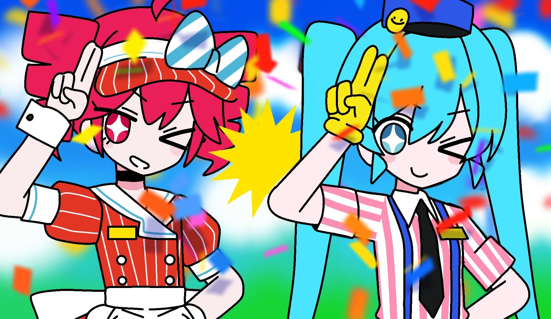 【メズマライザー】但是TETO和MIKU身份互换？！