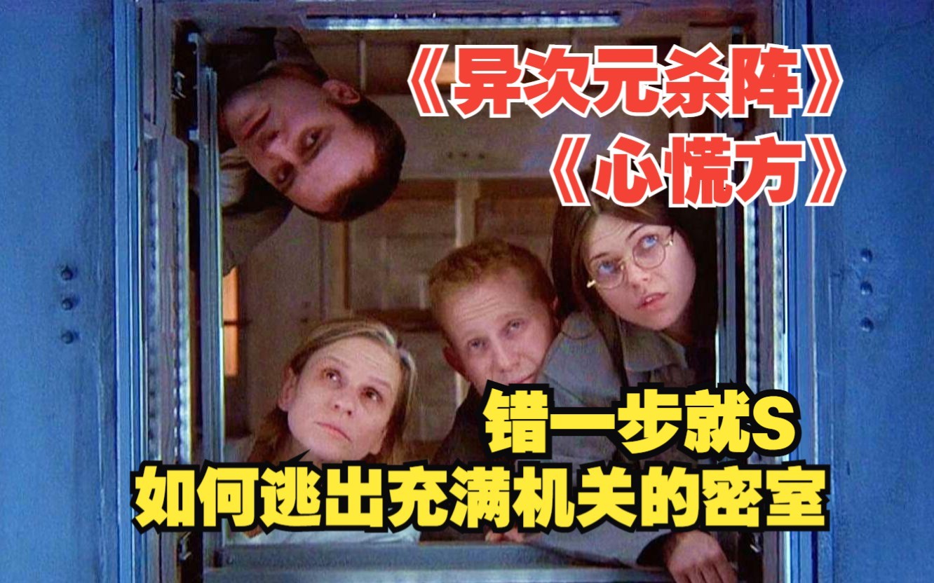 一口气看完《异次元杀阵》三部曲，几人被困充满机关的密室当中，走错一步万劫不复，经典密室逃脱电影。