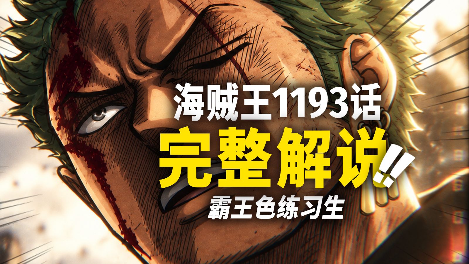 海贼王1193话完整解说！索隆冲击“霸王色”境界！艾尔巴夫入侵战白热化！
