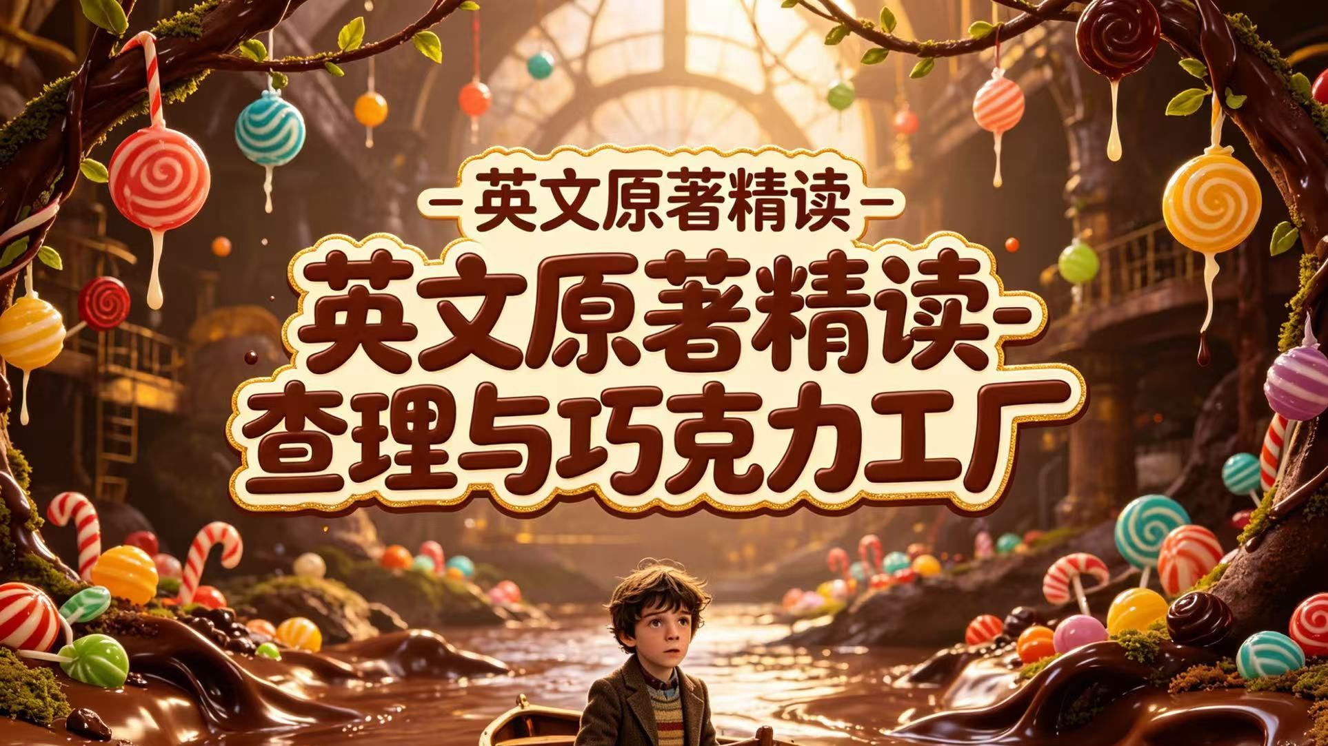 英文原著精读【查理与巧克力工厂】全80集（视频+PDF）#英文原著阅读 #查理与巧克力工厂 #小学英语精读