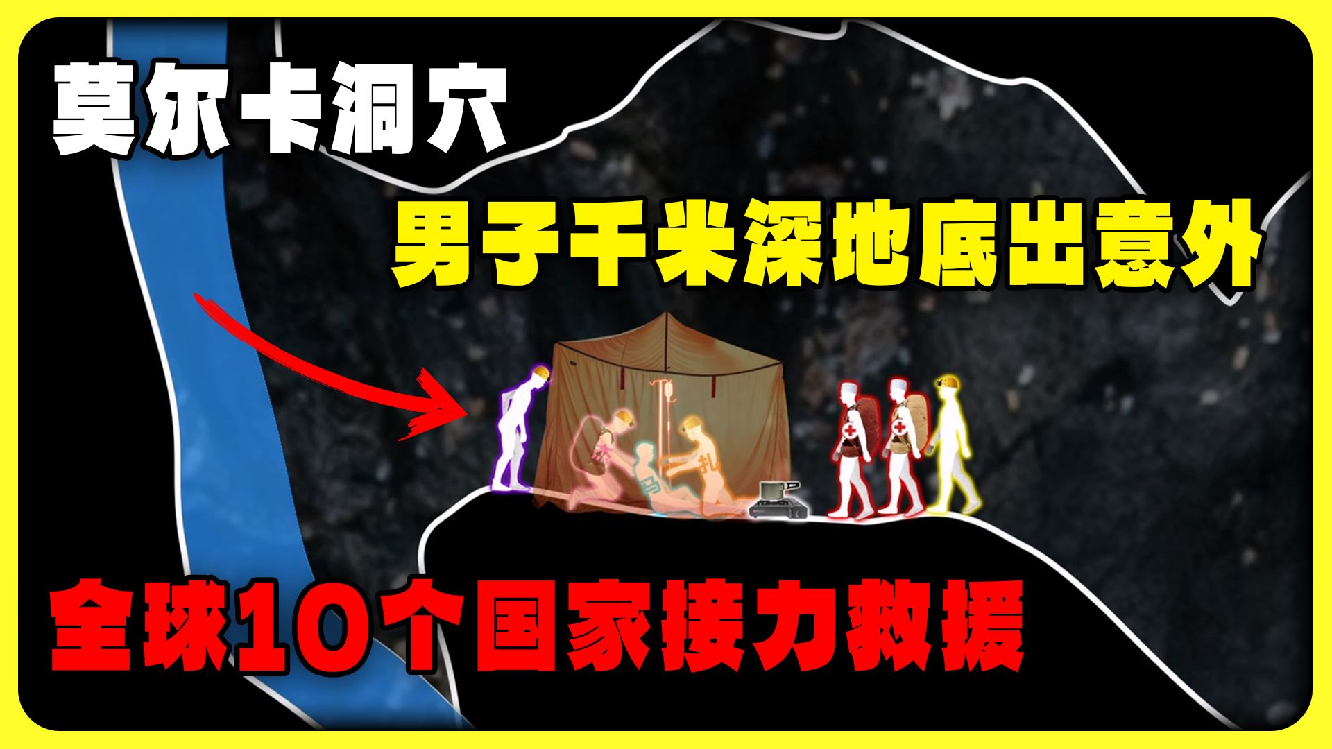 莫尔卡洞穴：探险者在1040米深的洞内突发意外，全球10个国家接力救援！