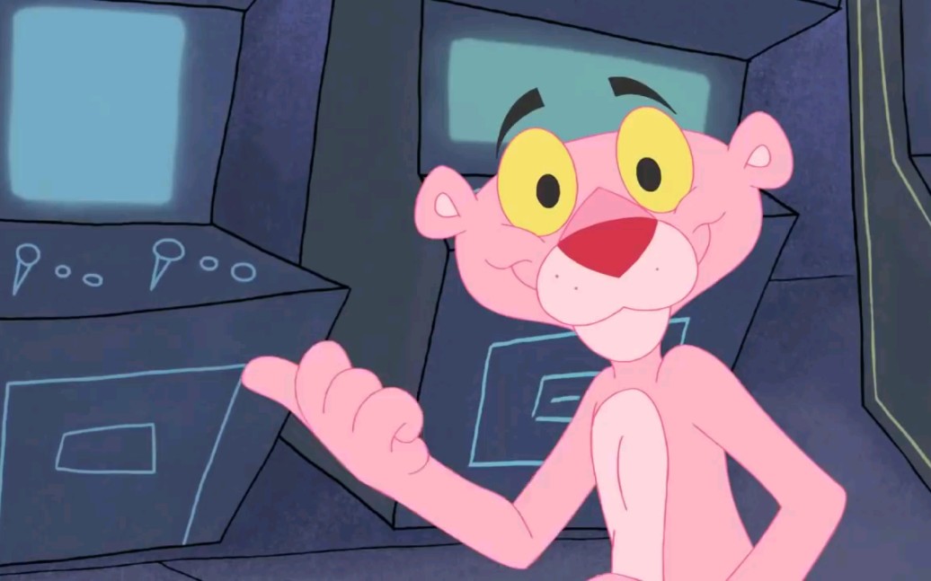 童年经典动画：粉红豹Pink Panther And The Treasure Island Race