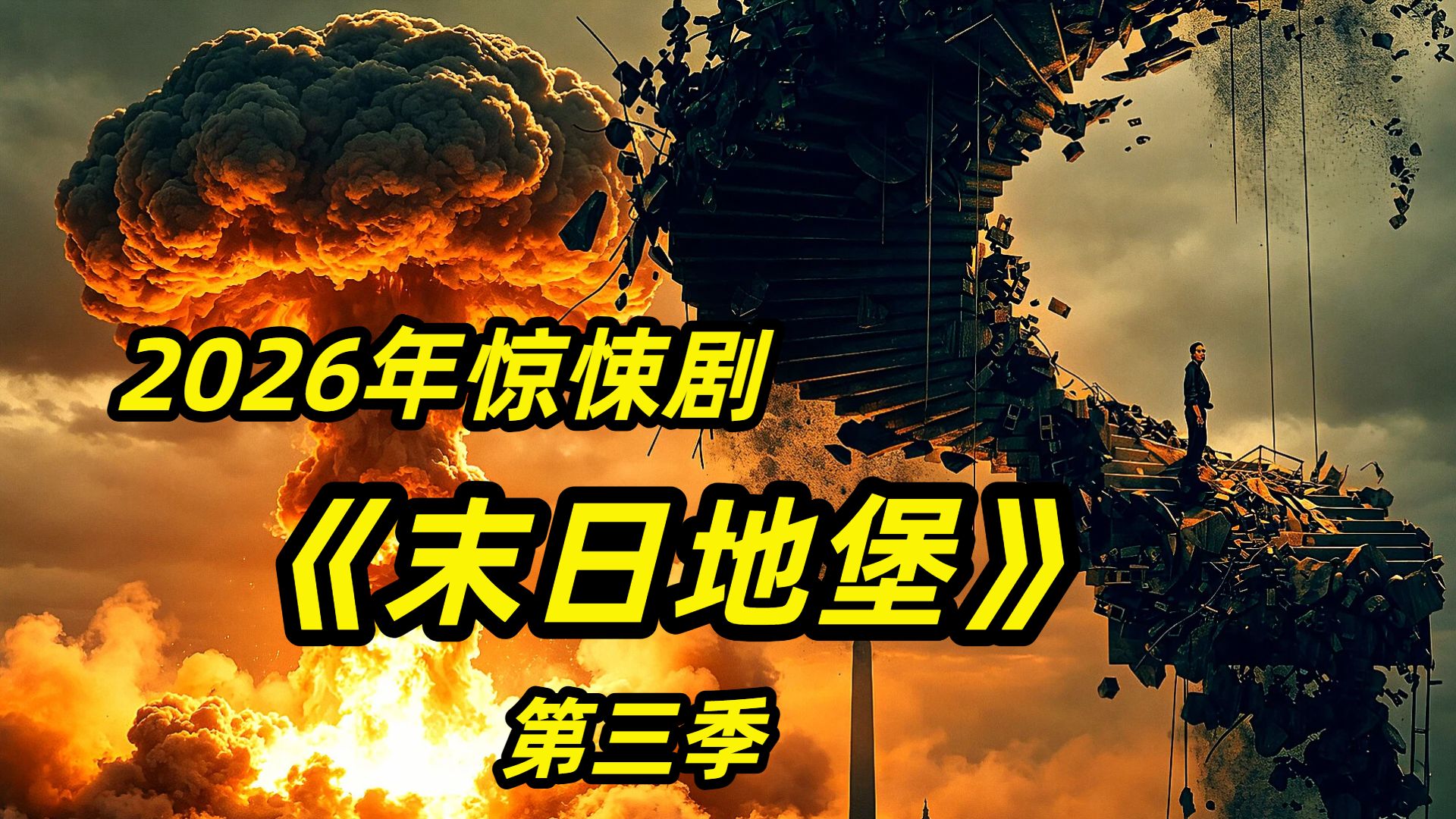 【阿奇】末日天灾降临，人类幸存者躲在地下堡垒苟延残喘/2026年科幻惊悚片《末日地堡》第三季