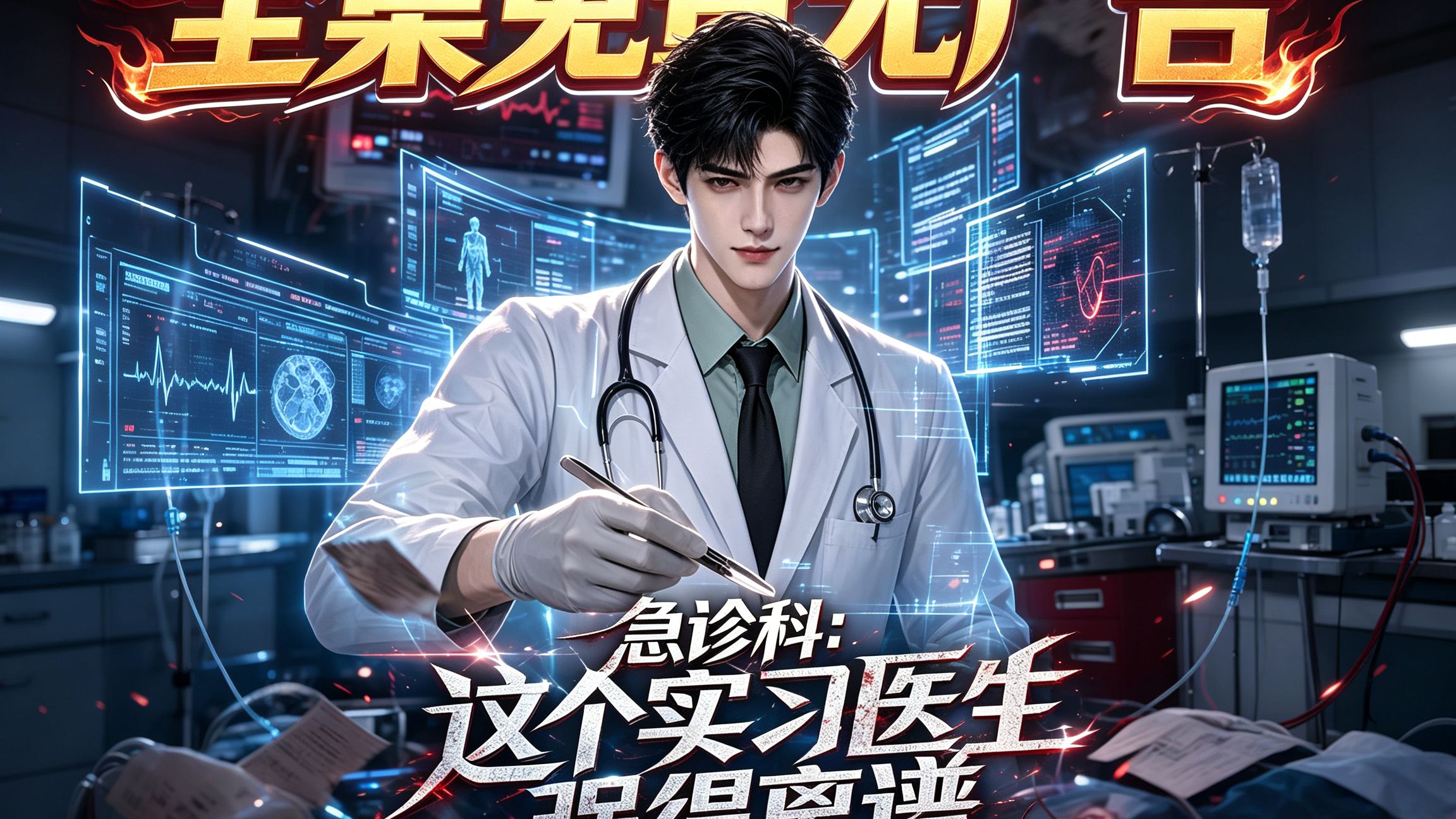 急诊科：这个实习医生强得离谱【一口气看到爽完整版】医院夜班，送来一名大出血濒死患者。全科室束手无策，主治医师满头大汗宣布准备后事。就在家属崩溃、死神降临之际，身