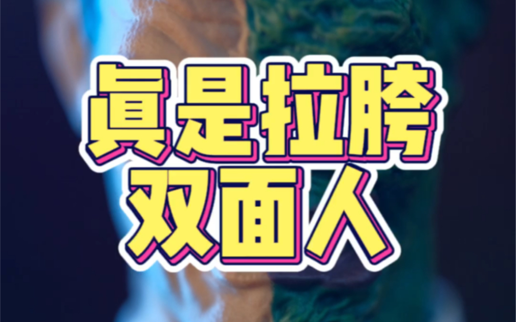 拉胯的双面人，我都不知道怎么定的
