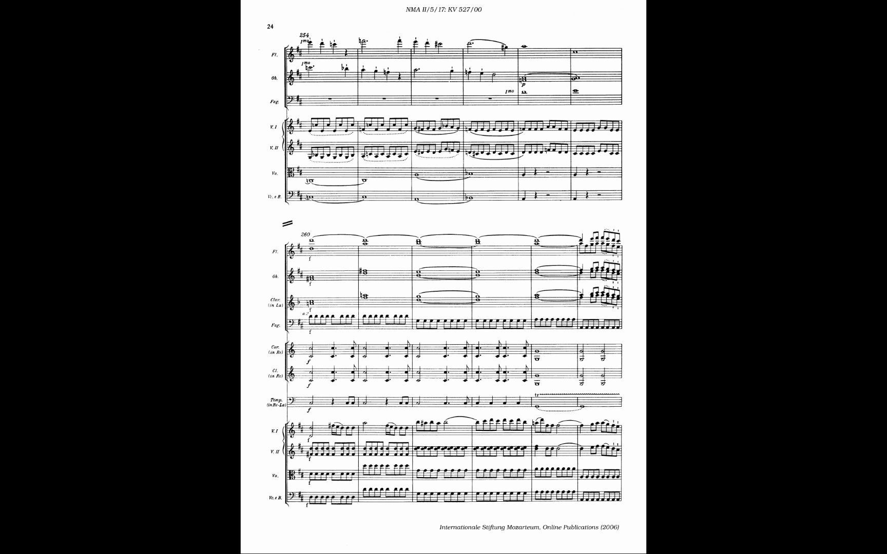 唐璜 总谱滚动 Don Giovanni