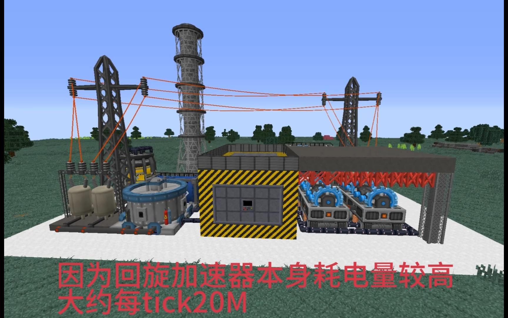 hbm核科技5061版本，回旋加速器新版改动以及激光分离室的作用，以及两种发电结构展示